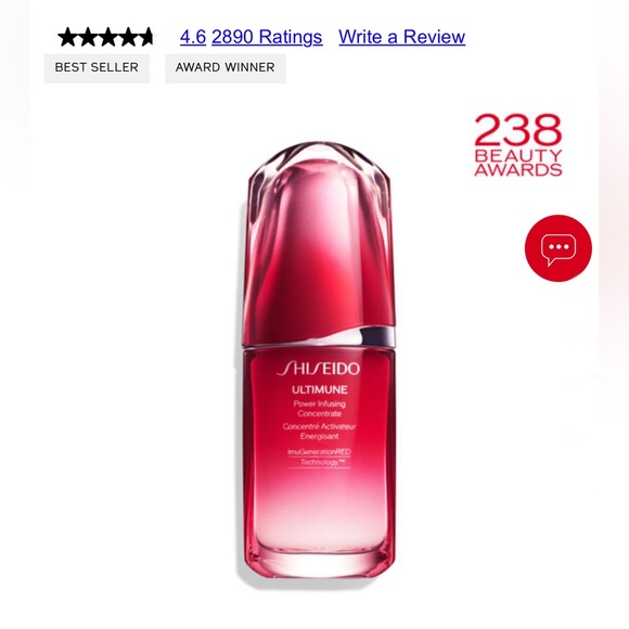 Open Box . . .Shiseido Ultimune Power Infusing Serum50 ml/ 1.6 oz